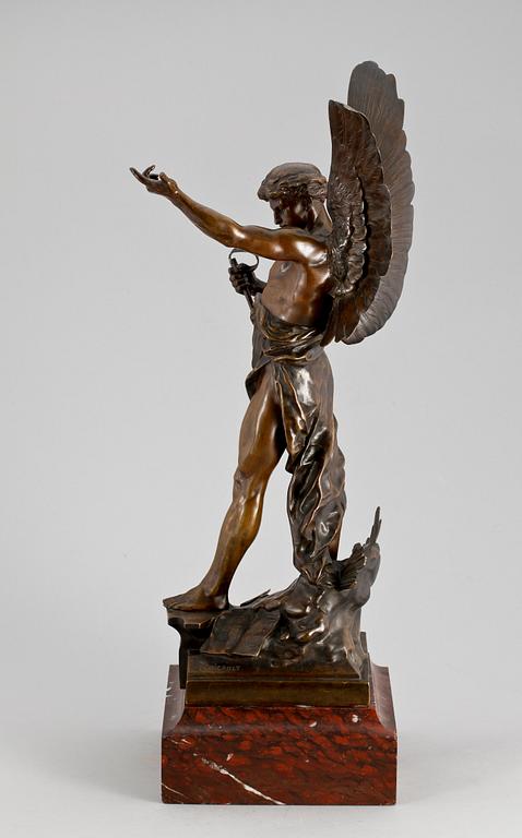 ÉMILE LOUIS PICAULT, Skulptur, brons, sign. 1800-tal.