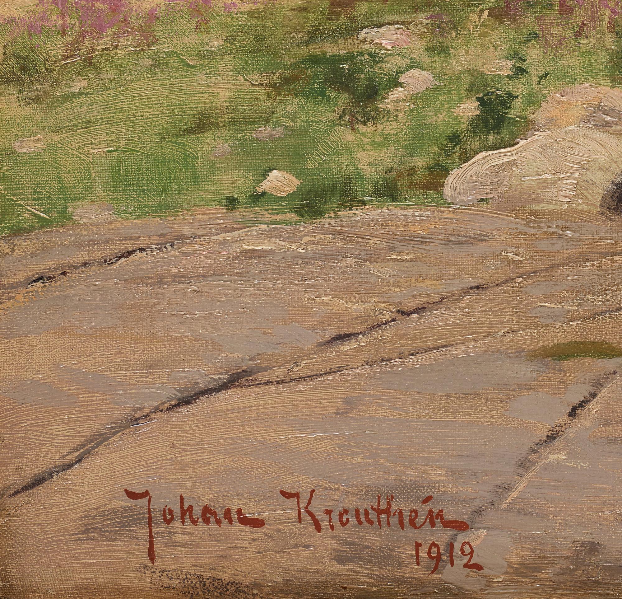 Johan Krouthén, "Bohuslänskt landskap" (Landscape from Bohuslän on the southwest coast of Sweden).