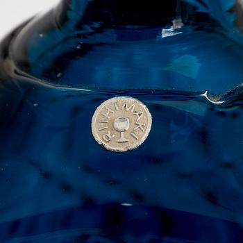 Nanny Still, karaffer, 3 st, "Flindari", Riihimäki Glasbruk, 1960-tal.