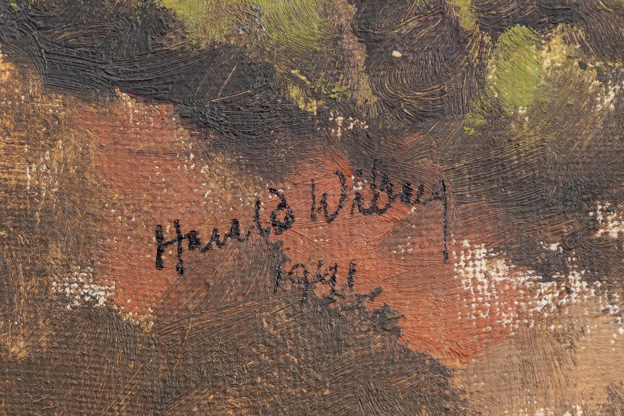 Harald Wiberg, Moose in the forest.