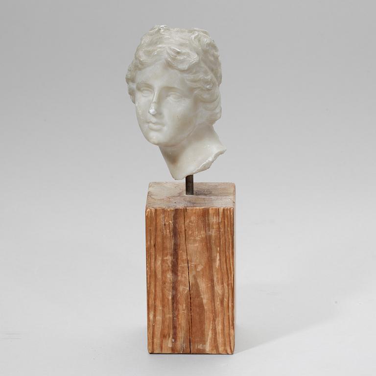 OKÄND KONSTNÄR, skulptur, marmor. Troligen 1800-tal.