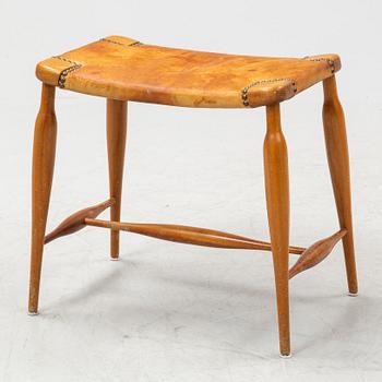 Josef Frank, a model 967 stool, Firma Svenskt Tenn.