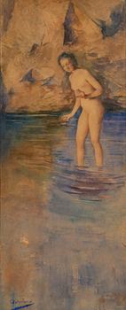 ALLAN ÖSTERLIND, watercolor, signed.