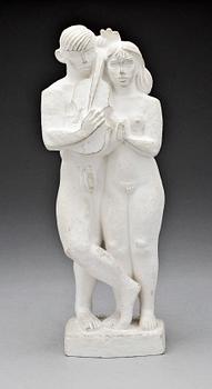 BROR HJORTH, skulptur, gips, sign.