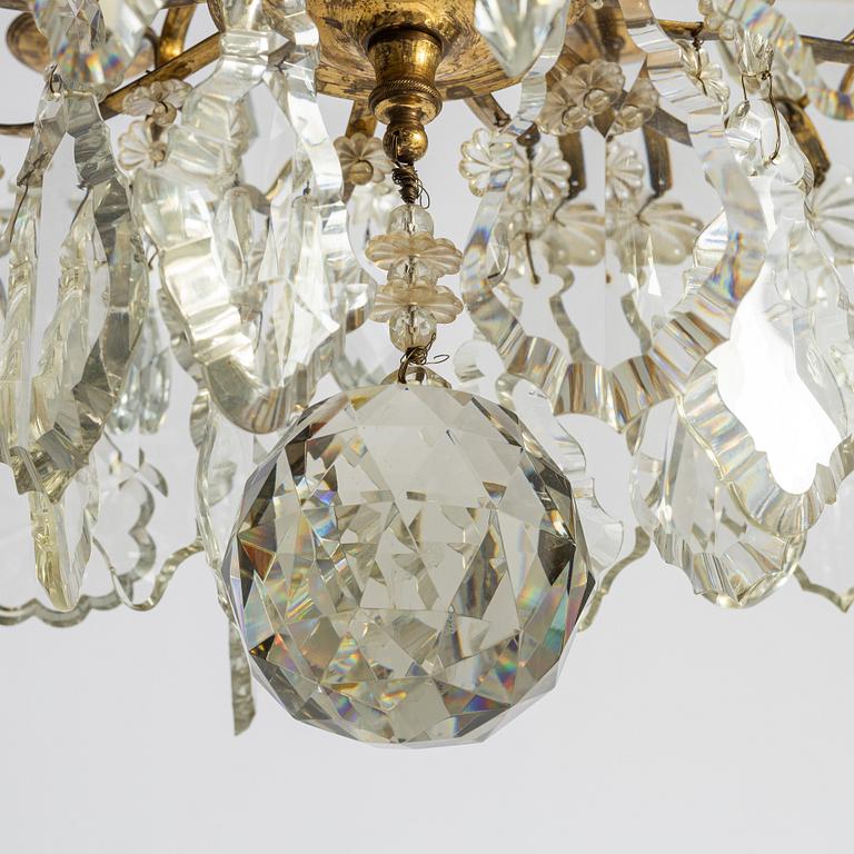Chandelier, Baroque style, 20th century.