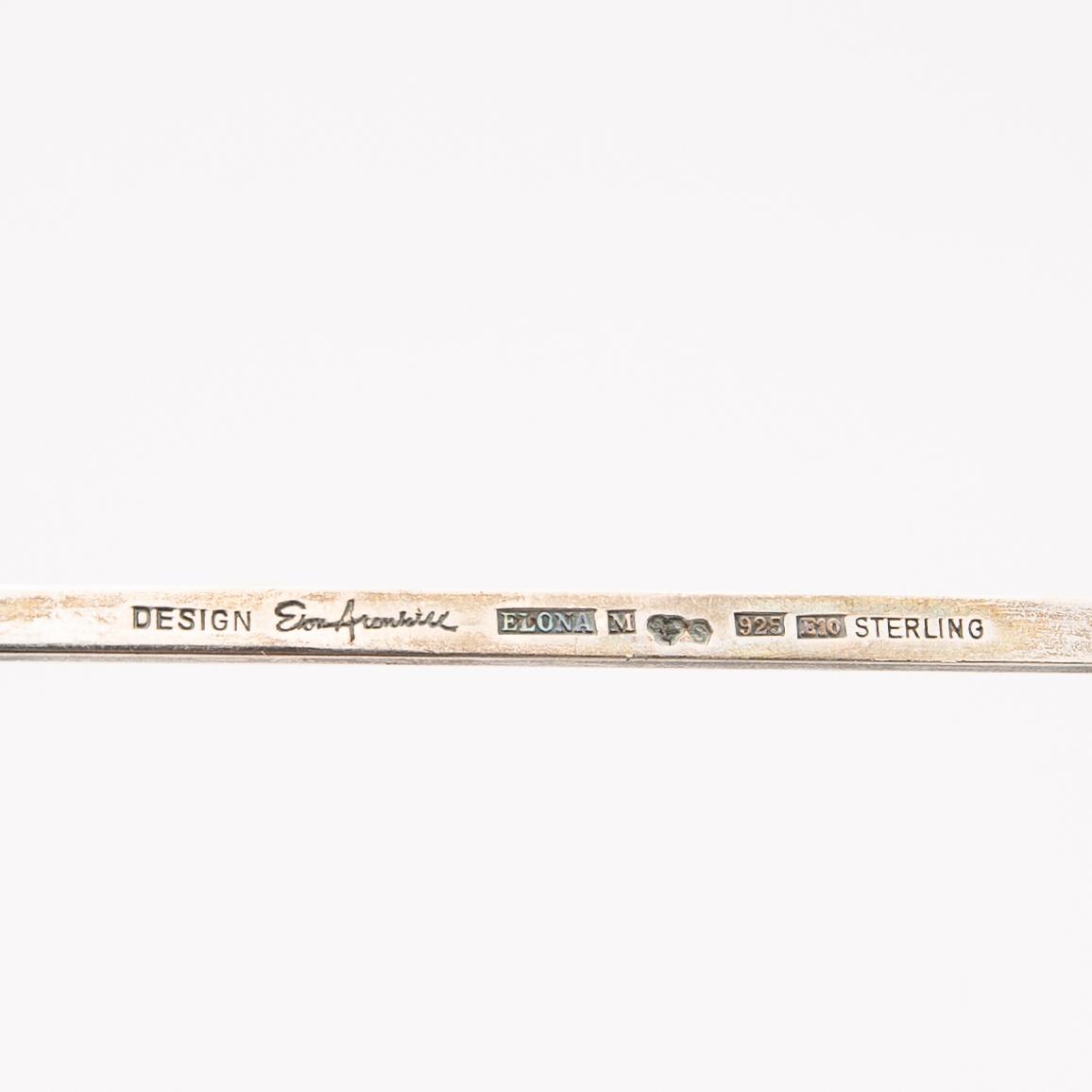 Elon Arenhill, Teaspoons, 4 pcs, sterling silver, Malmö, 1978-1979.