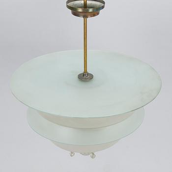 A pendant Art Deco ceiling light, 1920-30s.