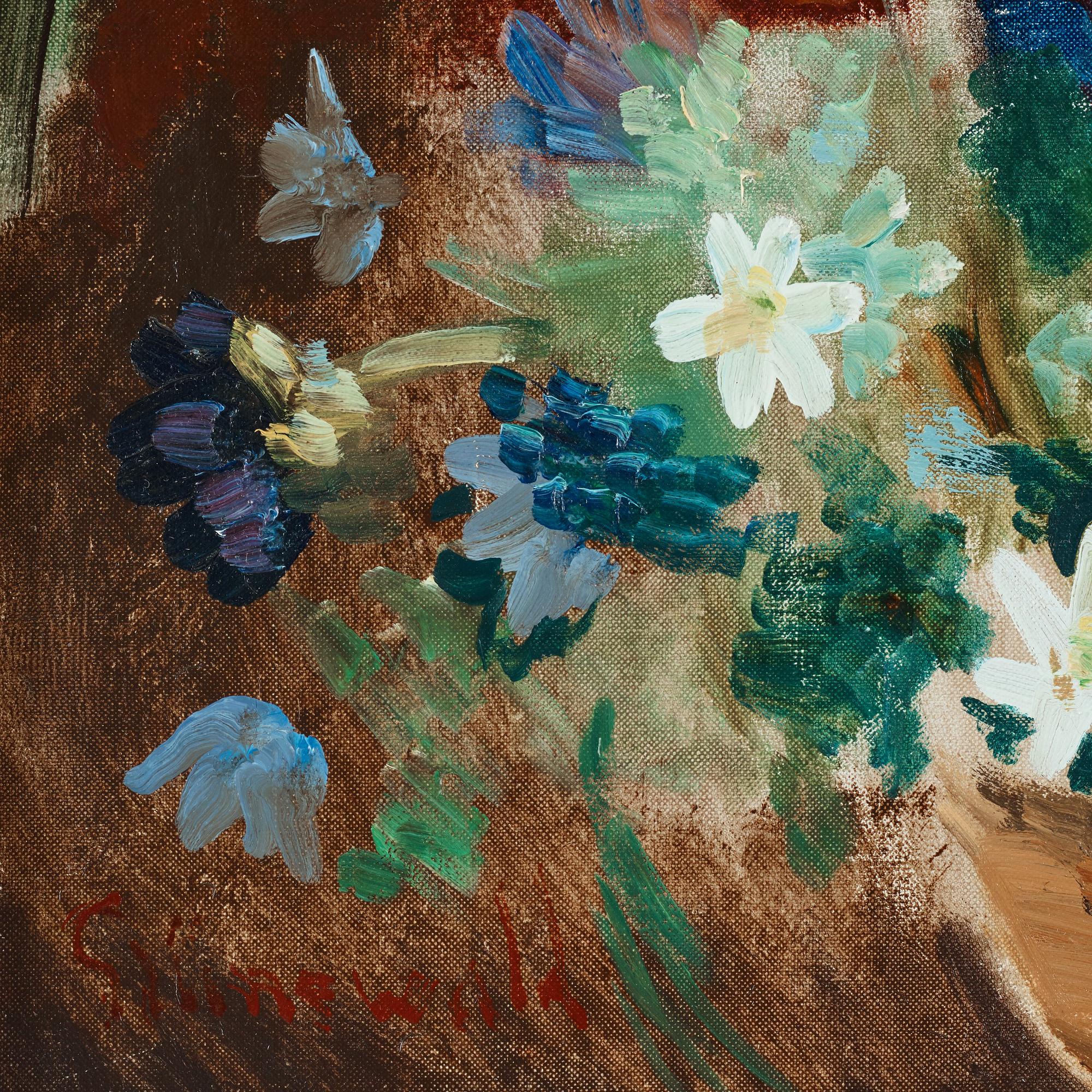 Isaac Grünewald, Stilleben med kallor.