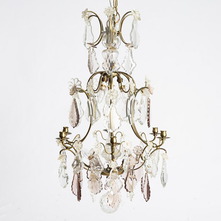 Chandelier, Rococo style, first half of the 20th century.