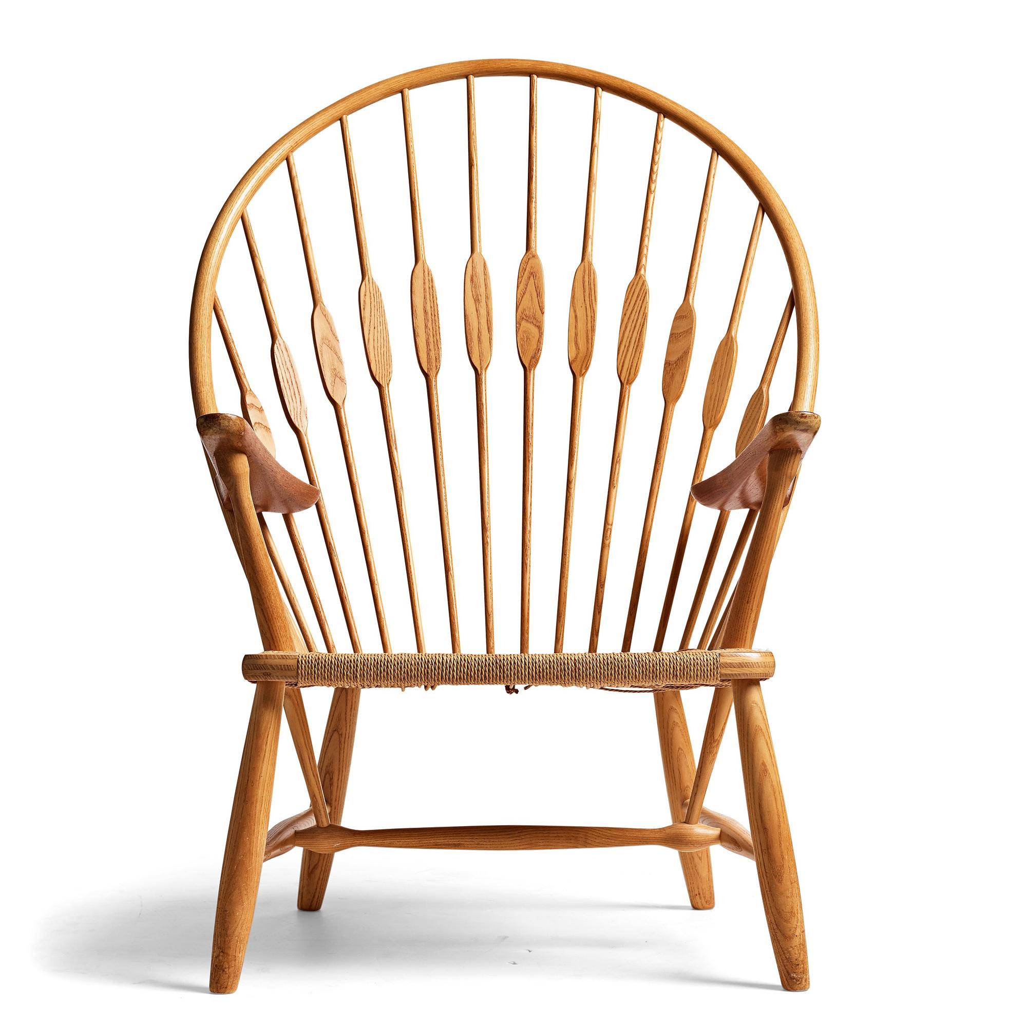 Hans J. Wegner, "Påfågelstolen / Peacock chair", Johannes Hansen, Danmark, 1950-60-tal.