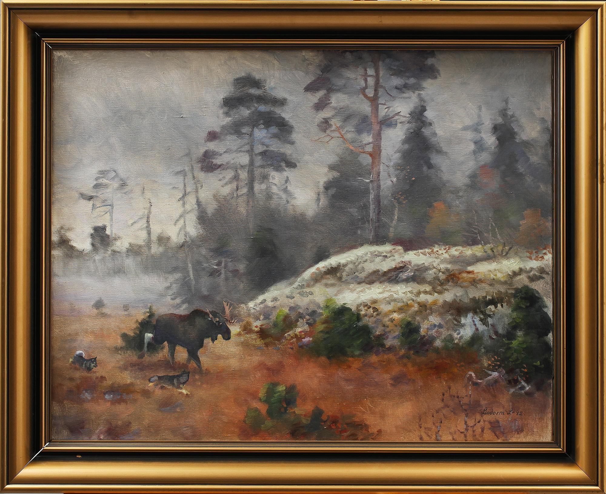 LINDORM LILJEFORS, olja på duk, sign.