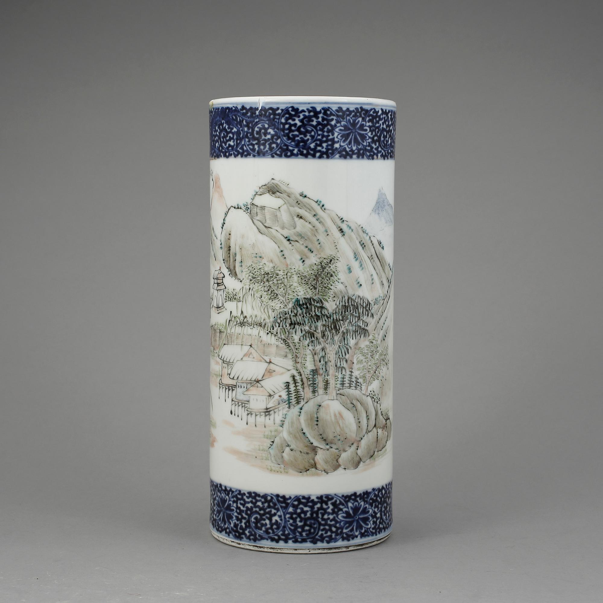 VAS, porslin, Kina, 1800/1900-tal.
