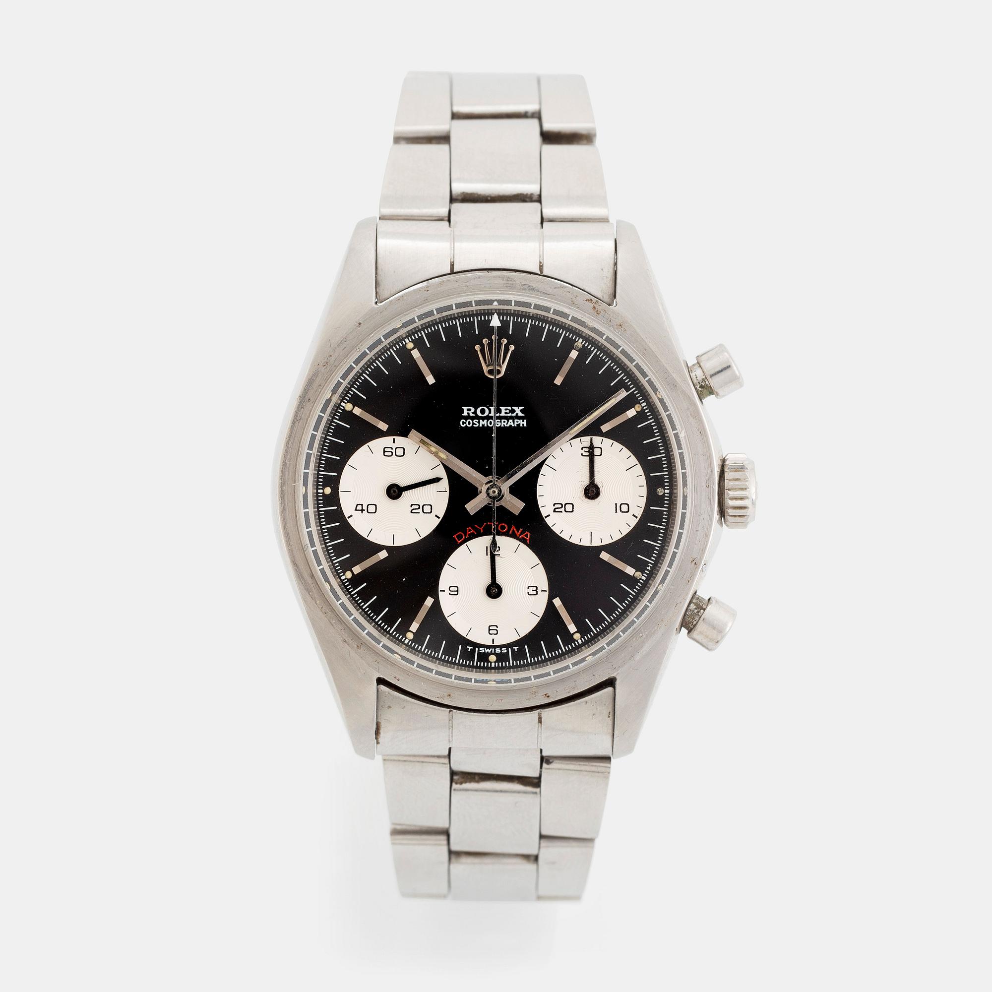 Rolex, Cosmograph, Daytona, chronograph, "Cherry Red", ca 1969.