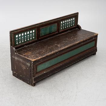 Fållbänk, allmoge, 1800-tal.