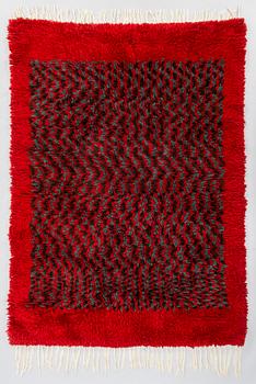 Ryijymatto, 1960-luku. Noin 185 x 130 cm.