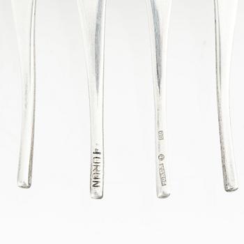 Vivianna Torun Bülow-Hübe, a silver and rock crystal hair comb, executed in Torun's studio, Stockholm 1964.