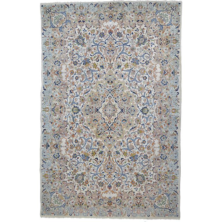 A carpet. Kashmar, ca 353 x 227 cm.