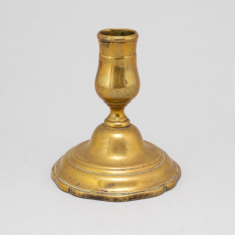 An 18th century candlestick.