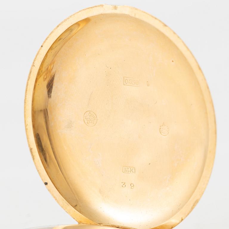 Pocket watch, hunter, 51 mm.