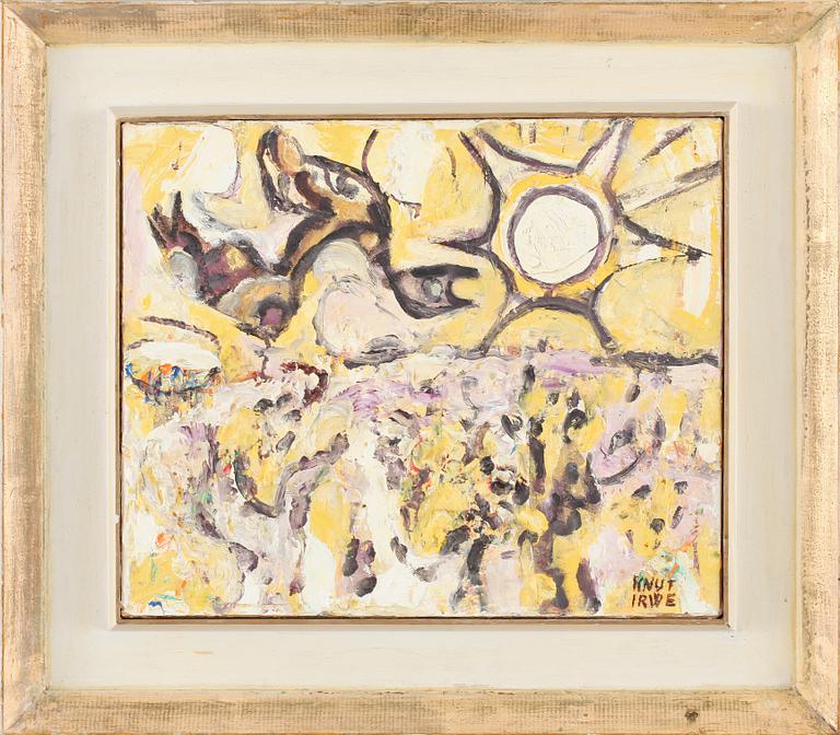 KNUT IRWE, olja på duk, signerad.
