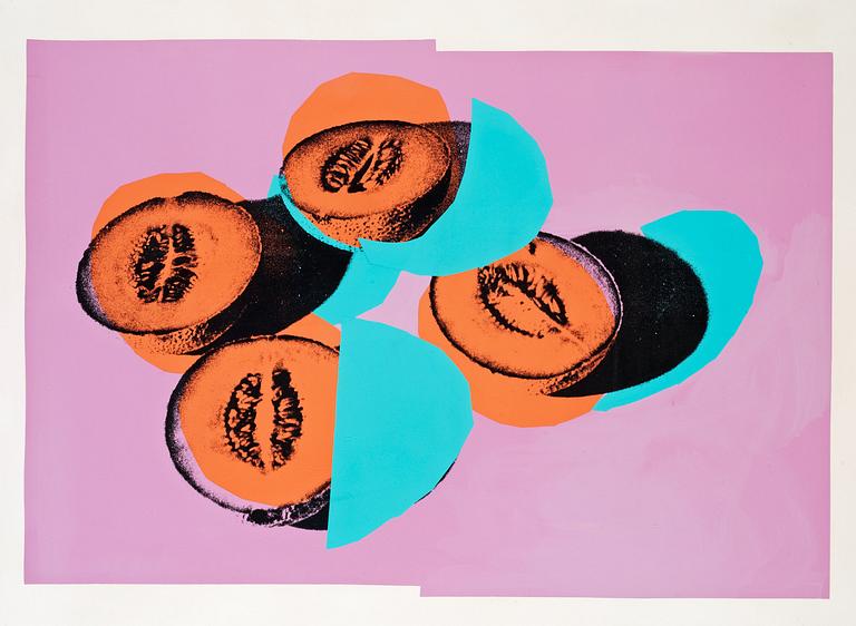 Andy Warhol, "Cantaloupes", from: "Space Fruit: Still-Lives".