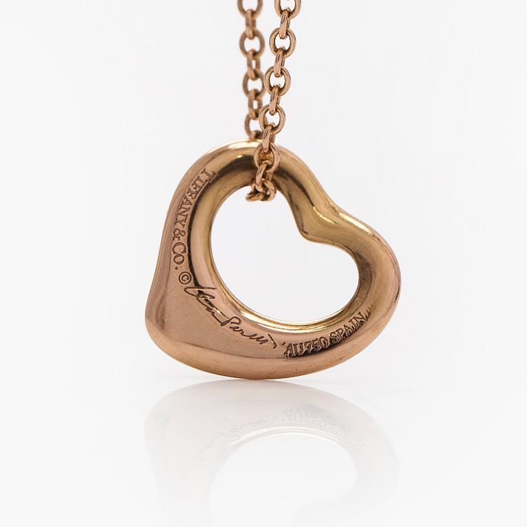 Tiffany & Co, Elsa Peretti, kaulakoru, "Open Heart", 18K kultaa.