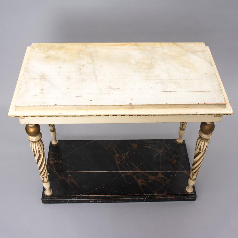 KONSOLBORD, sengustaviansk stil, sekelskiftet 1800/1900.