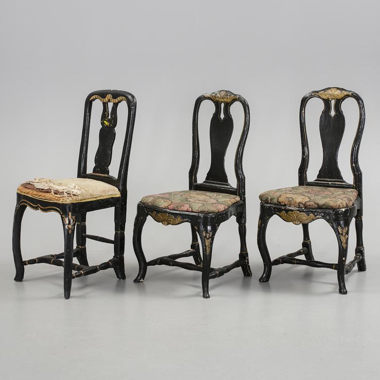 STOLAR, 2+1 st , senbarock, 1700-tal.
