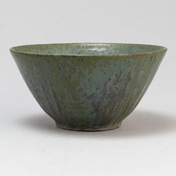 ARNE BANG, bowl, stoneware, signed.