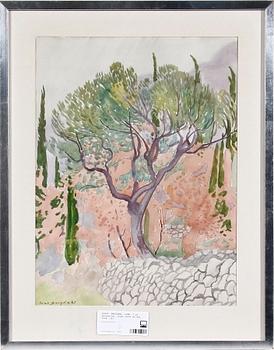 BERGDAHL, IVAN, 2 st, akvareller, sign varav en dat 1978.