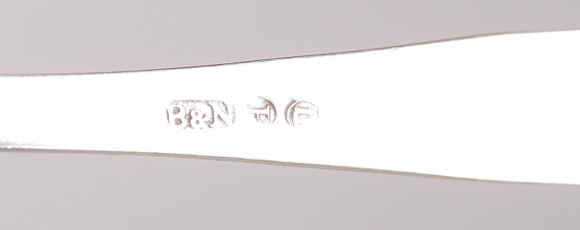 PARTI SILVER, 3 delar, samt SOCKERSKÅL, nysilver.