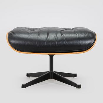 Charles and Ray Eames, a 1960s 'Lounge chair' and stool for Herman Miller.