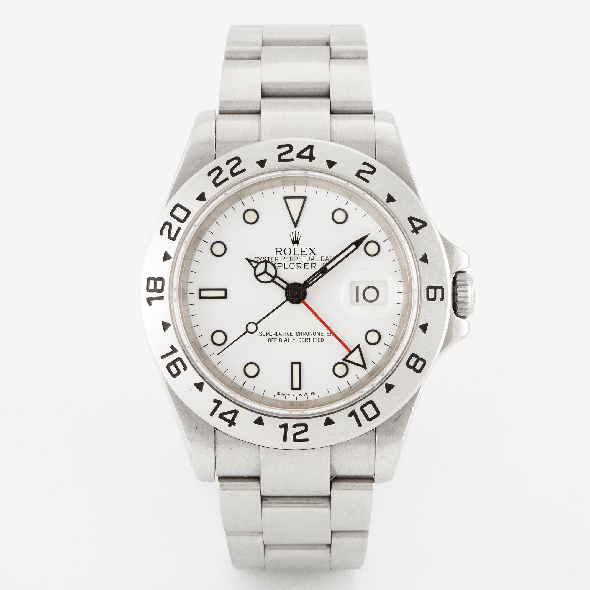 Rolex, Oyster Perpetual, Explorer II, "Polar", wristwatch, 40 mm.