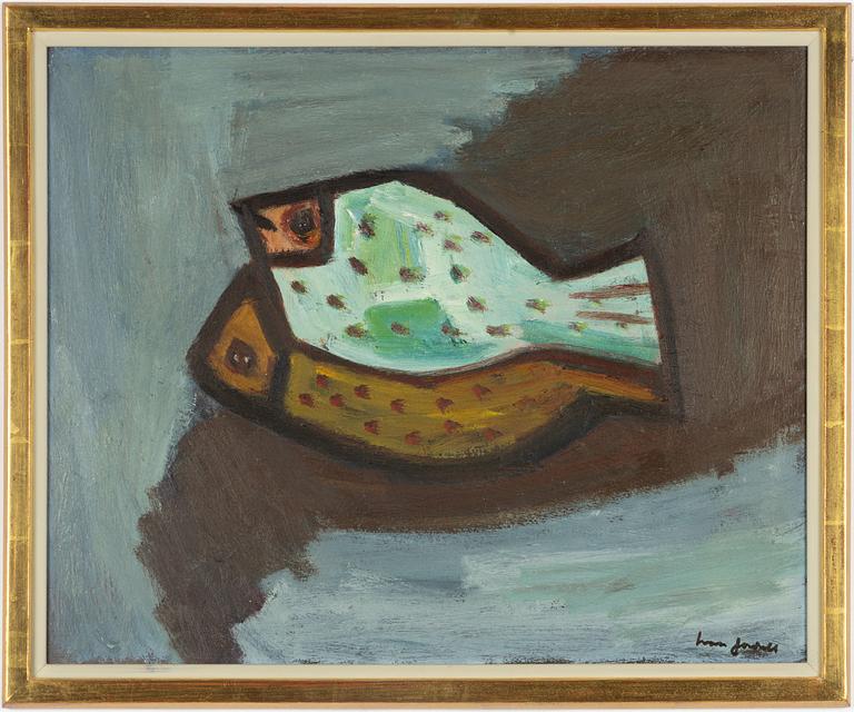 Ivan Jordell, Stilleben med fiskar.