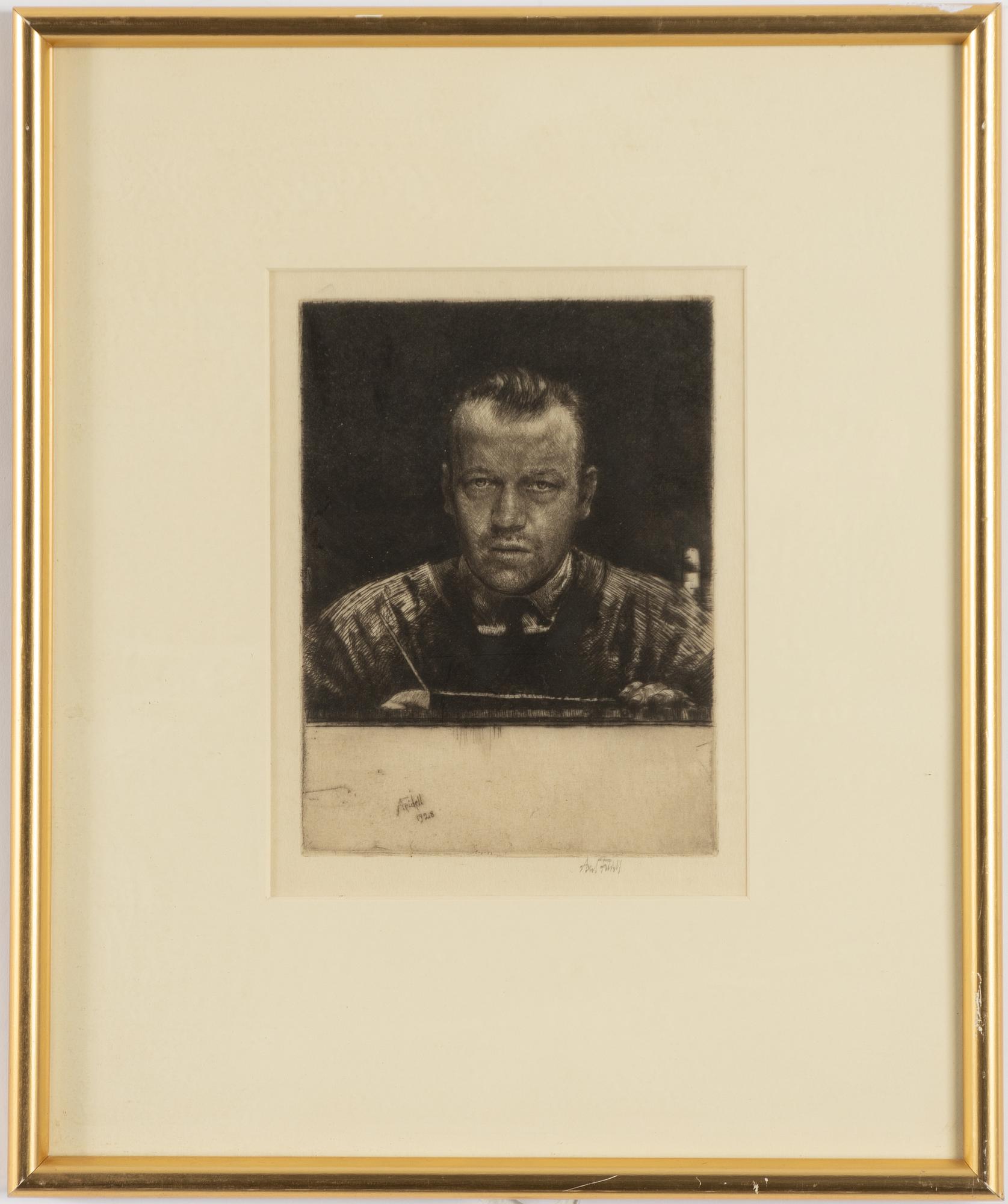 Axel Fridell, "Självporträtt VII".