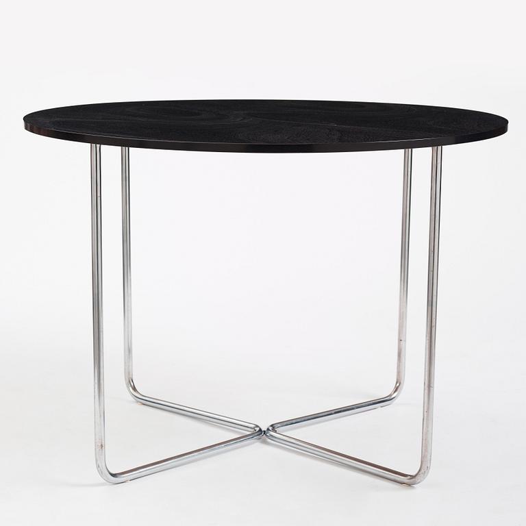 Marcel Breuer, a table, model "B27", Thonet, 1930s.