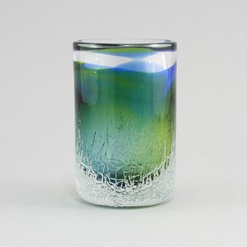 VAS, glas, Göran Wärff, Kosta, signerad, 1900-tal.