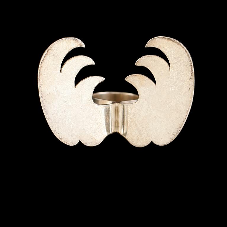 RING, silver, Berit Johansson, 1975.