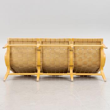 Bruno Mathsson, an 'Eva' sofa, Firma Karl Mathsson, Värnamo, 1973.