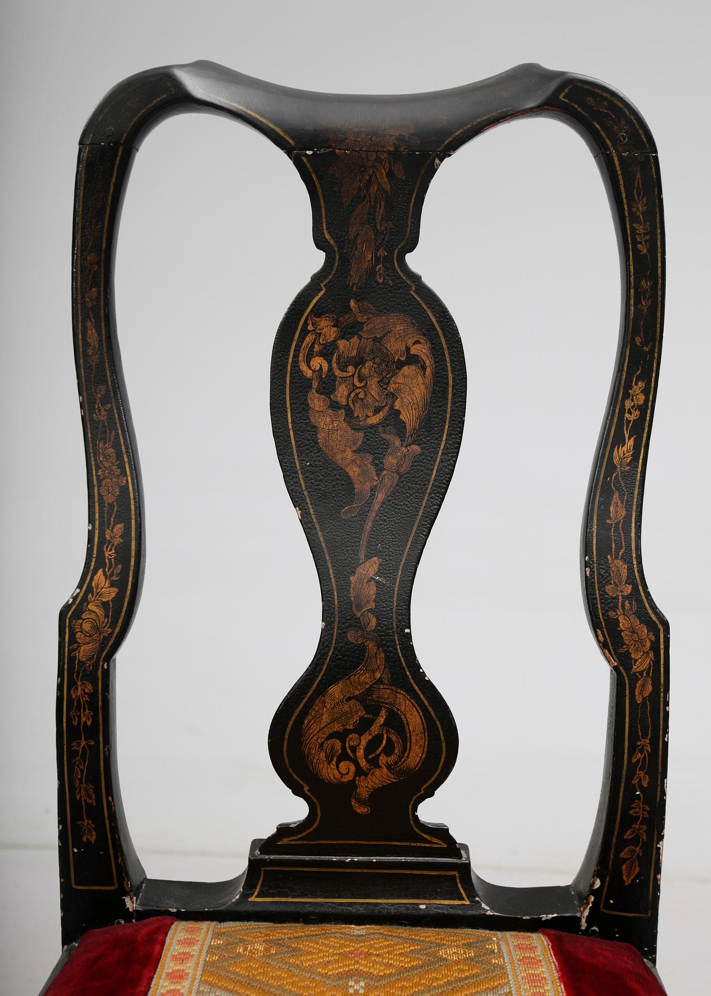 STOLAR, 4 st, senbarock, 1700-tal.
