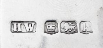 SOCKERRUSKA, silver, Henry Wilkinson, Sheffield, London, 1927. Ca 150 g.