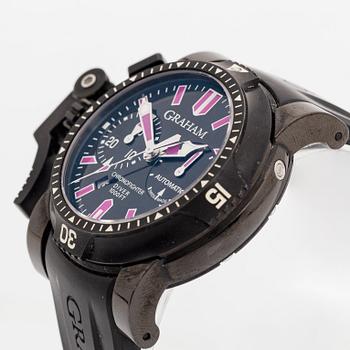 Graham, Chronofighter Oversize, Diver, chronograph, wristwatch, 47 mm.