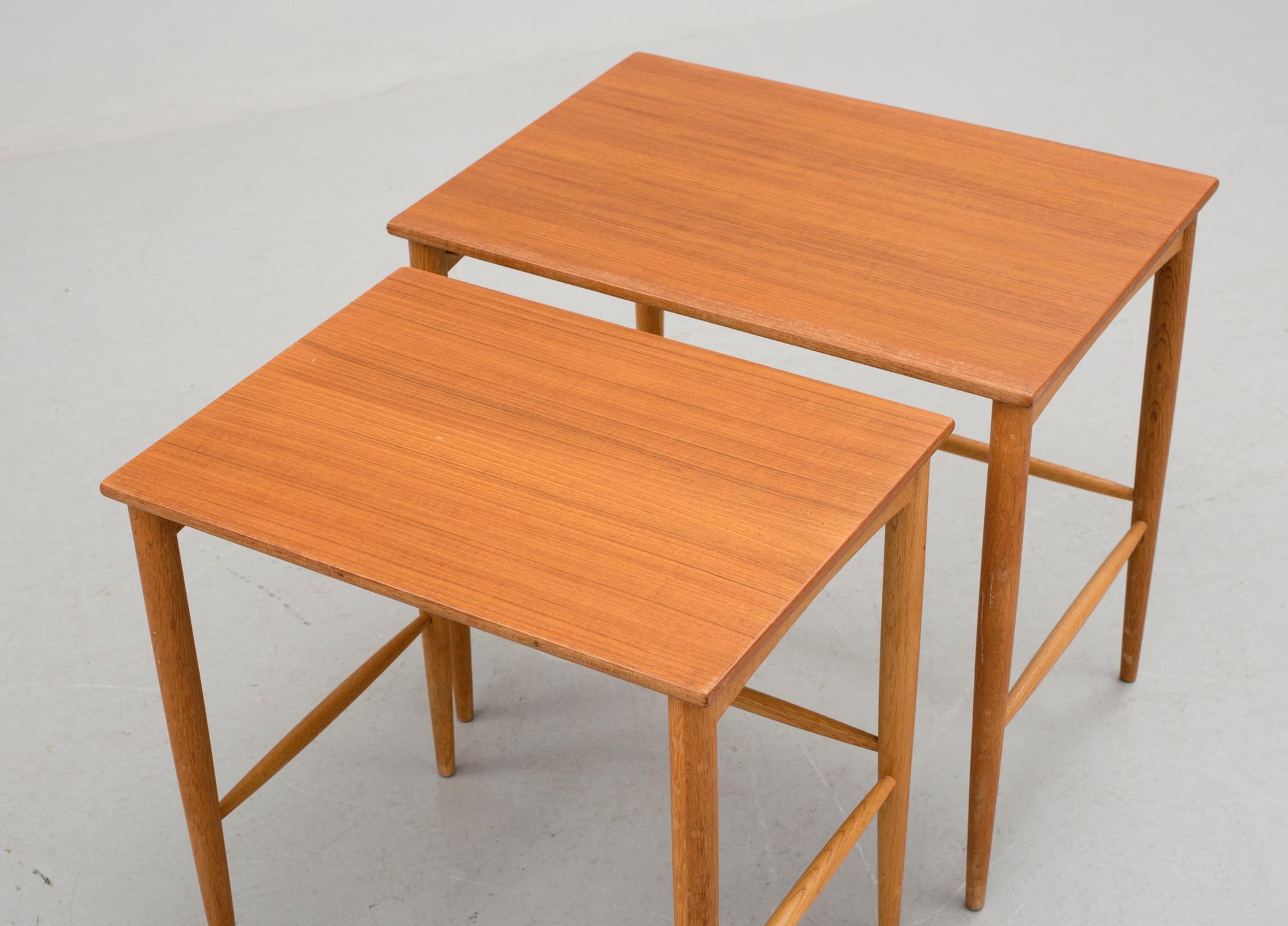 SATSBORD, 2 delar, Bertil Fridhagen, Bodafors, 1900-talets mitt.