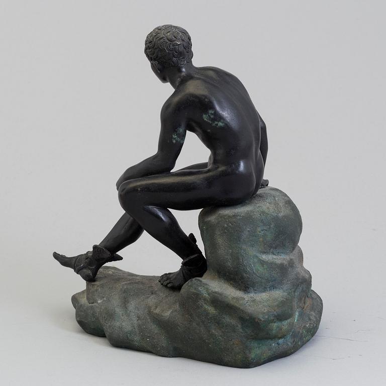 A 19th century bronze sculpture.