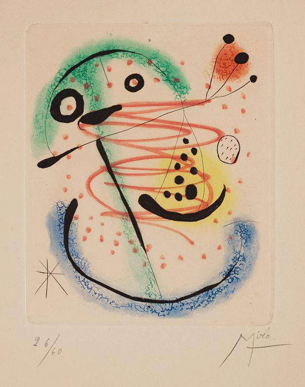 Joan Miró, From "La Bague d'Aurore".