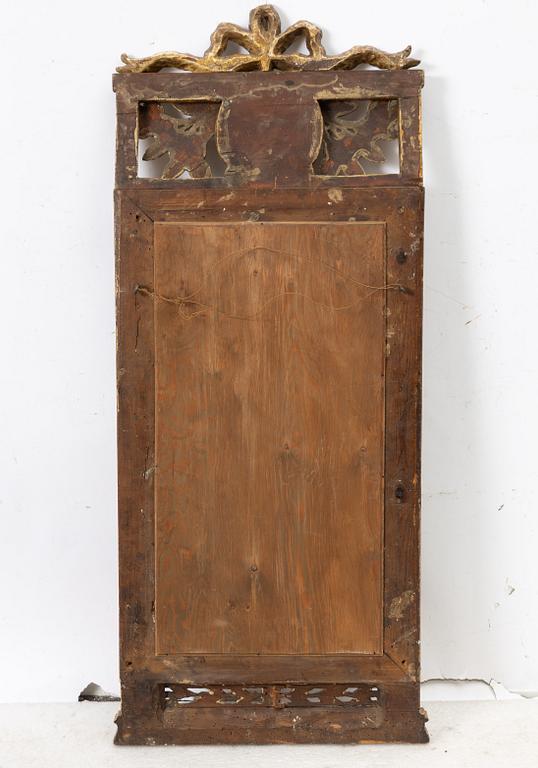Mirror, Gustavian, late 18th century.