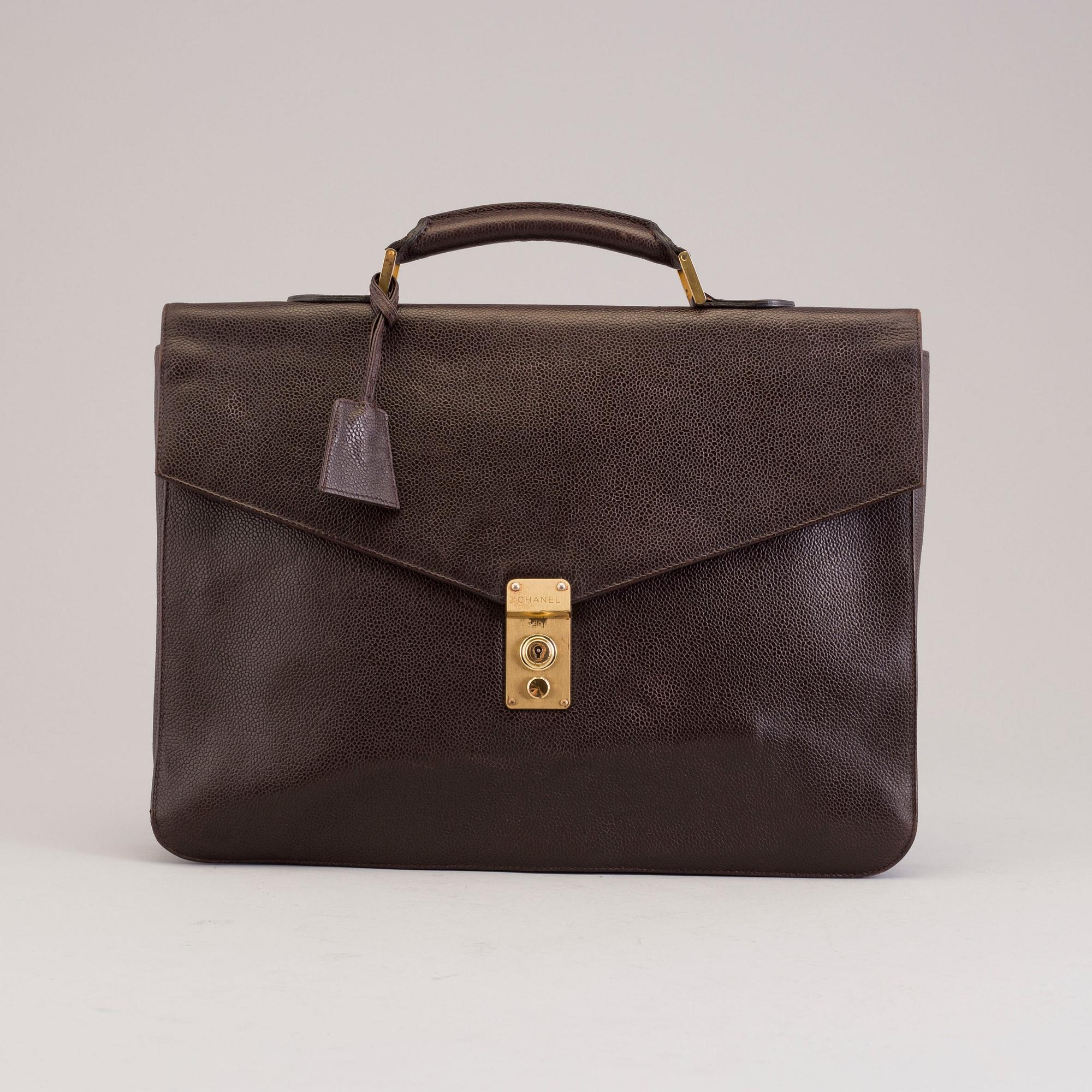 A Chanel briefcase.