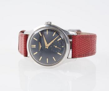 HERRARMBANDSUR, stål, Longines, 1960-tal.