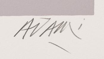 VALERIO ADAMI, serigraph, signed and numbered XIX.XX e.a.