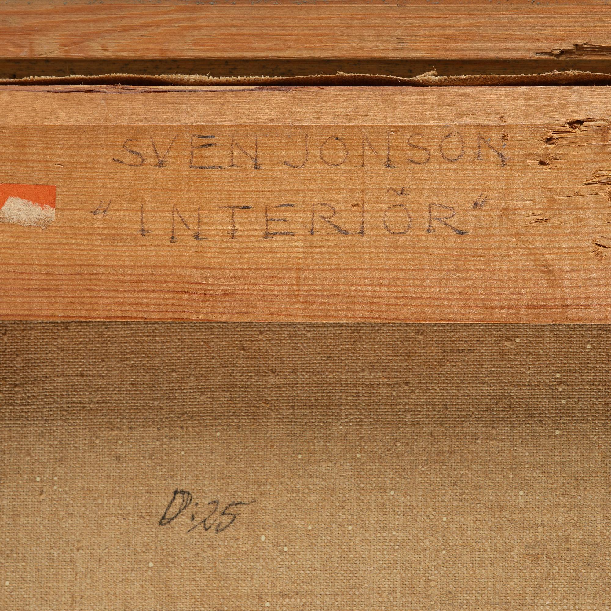 Sven Jonson, "Interiör".